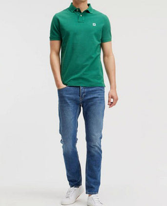 The rene poloshirt mid groen