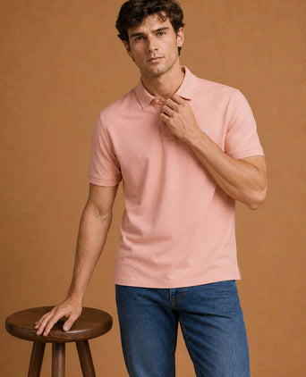 The rene poloshirt roze