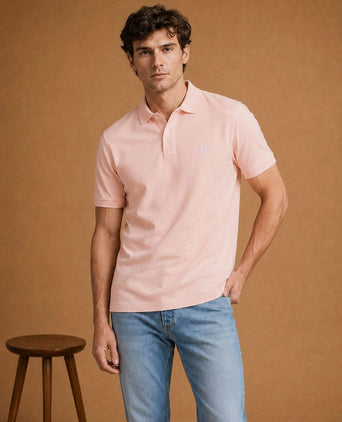 The rene poloshirt lichtroze