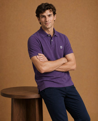 The rene poloshirt paars