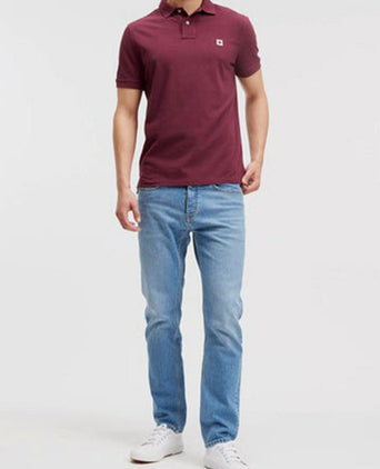 The rene poloshirt burgundy