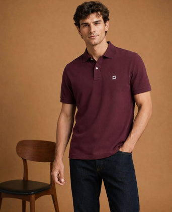The rene poloshirt burgundy