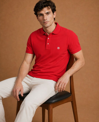 The rene poloshirt rood
