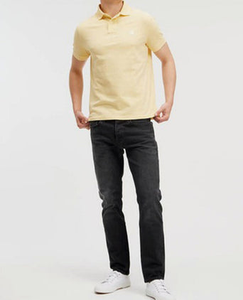 The rene poloshirt geel