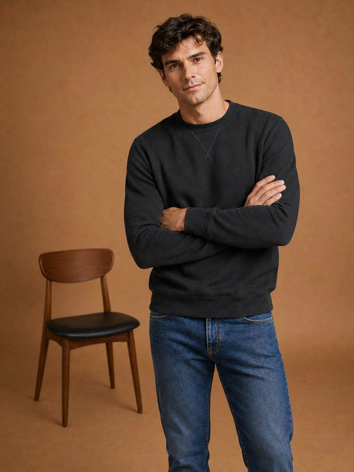The george sweater zwart