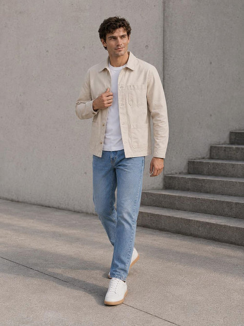 The Benjamin overshirt ecru