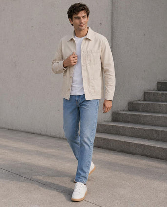 The Benjamin overshirt ecru