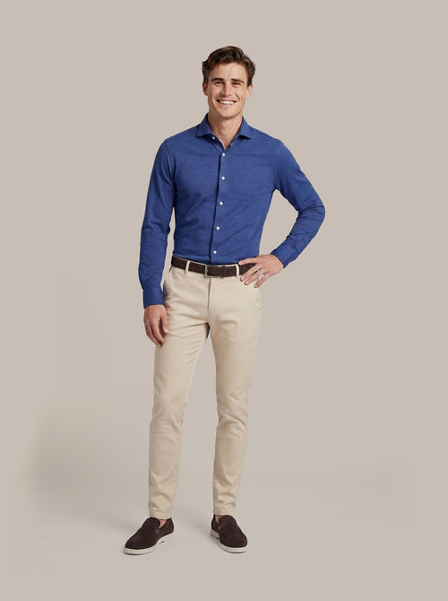 Knitted royal blauw