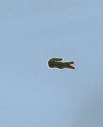 Lacoste pique poloshirt lichtblauw | Slim-fit