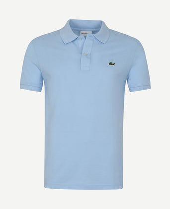 Pique poloshirt lichtblauw