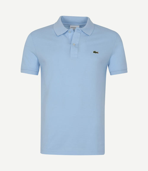 Pique poloshirt lichtblauw