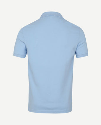Pique poloshirt lichtblauw