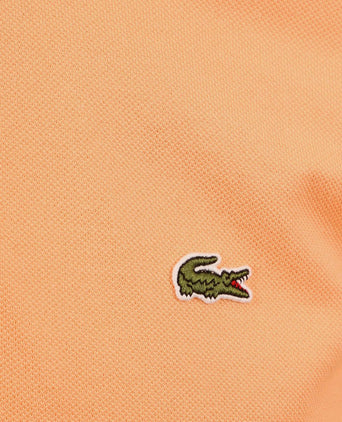 Lacoste piqué poloshirt oranje | Slim-fit