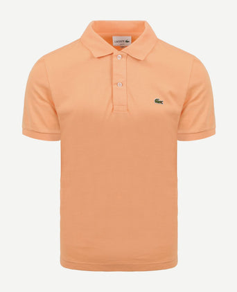 Lacoste piqué poloshirt oranje | Slim-fit