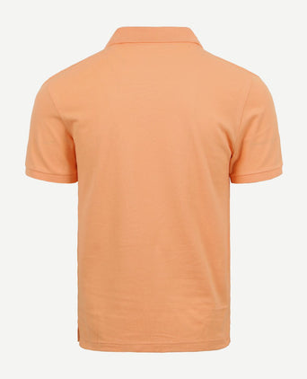 Lacoste piqué poloshirt oranje | Slim-fit