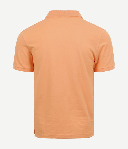 Lacoste piqué poloshirt oranje | Slim-fit