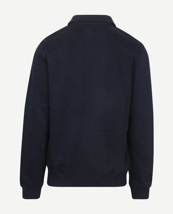 Sweatshirt poloshirt donkerblauw