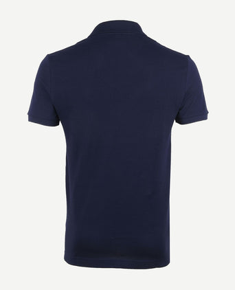 Poloshirt pique donkerblauw