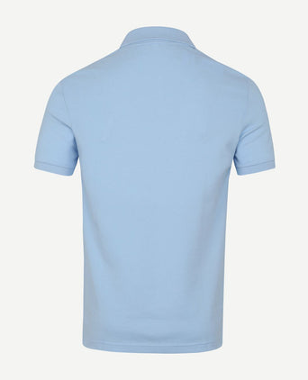 Pique poloshirt lichtblauw