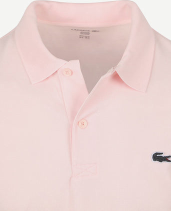 Lacoste poloshirt breathable lichtroze | Regular-fit