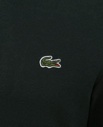 Lacoste poloshirt lange mouwen donkergroen | Slim-fit