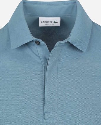 Lacoste poloshirt paris piqué blauw | Slim-fit