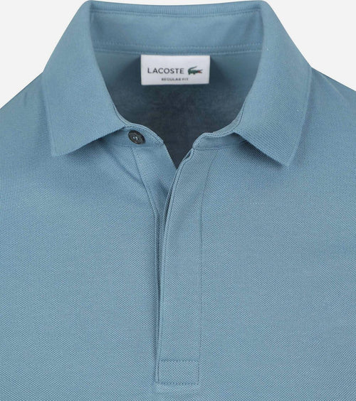 Lacoste poloshirt paris piqué blauw | Slim-fit