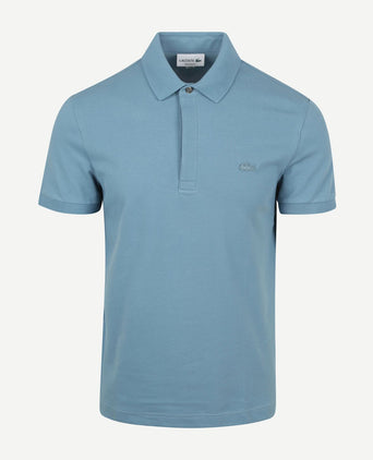 Lacoste poloshirt paris piqué blauw | Slim-fit