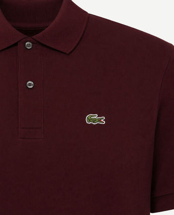 Poloshirt pique aubergine
