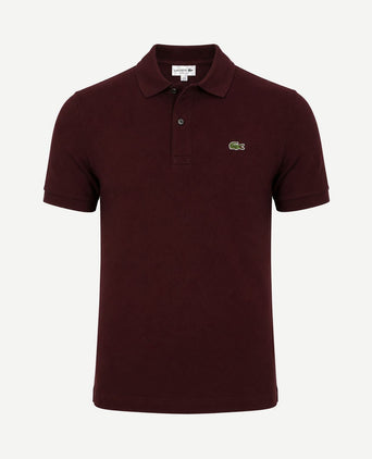 Poloshirt pique aubergine