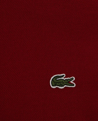 Lacoste poloshirt pique bordeaux | Slim-fit