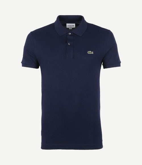 Poloshirt pique donkerblauw