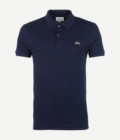 Lacoste poloshirt pique donkerblauw | Slim-fit