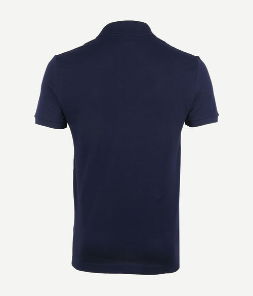 Lacoste poloshirt pique donkerblauw | Slim-fit