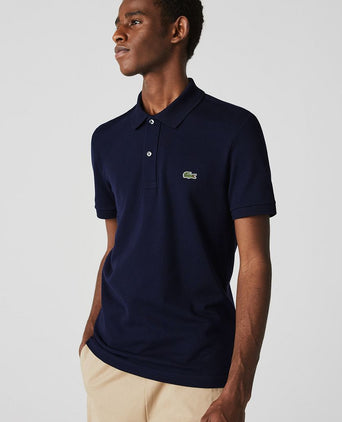 Lacoste poloshirt pique donkerblauw | Slim-fit