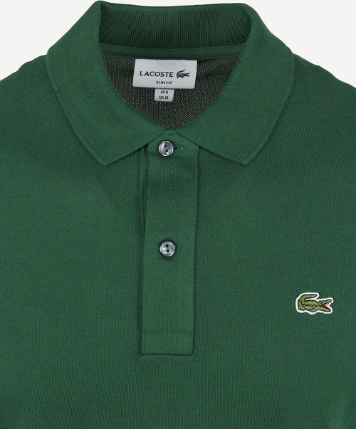 Lacoste poloshirt pique groen | Slim-fit