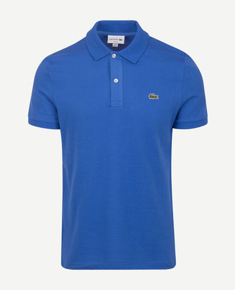 Lacoste poloshirt pique kobaltblauw | Slim-fit