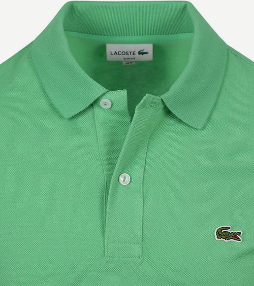 Lacoste poloshirt pique mid groen | Slim-fit