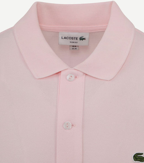 Lacoste poloshirt pique roze | Slim-fit