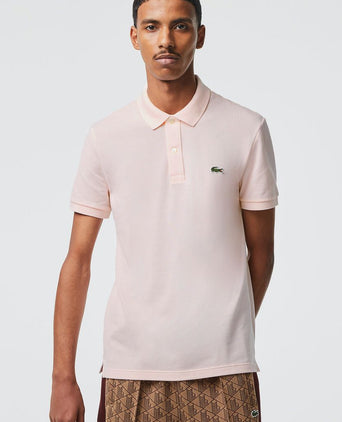 Lacoste poloshirt pique roze | Slim-fit