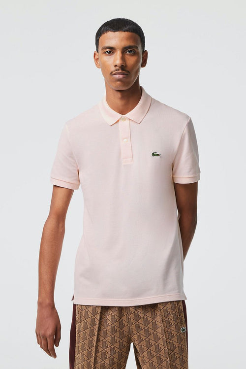 Lacoste poloshirt pique roze | Slim-fit