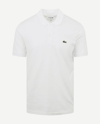 Lacoste poloshirt pique wit | Slim-fit