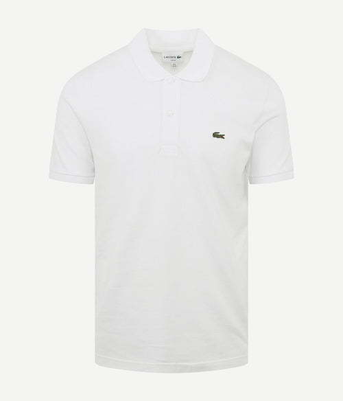 Lacoste poloshirt pique wit | Slim-fit