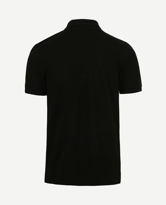 Poloshirt pique zwart