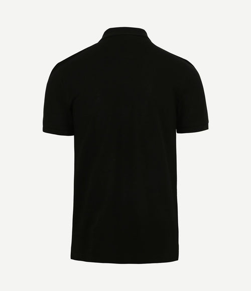 Poloshirt pique zwart