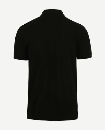 Lacoste poloshirt pique zwart | Slim-fit