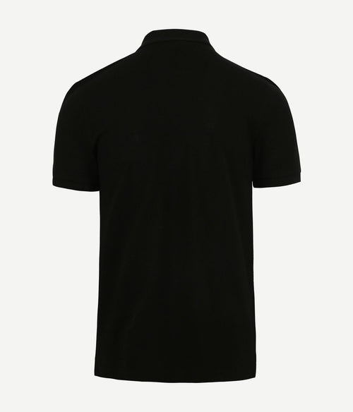 Lacoste poloshirt pique zwart | Slim-fit