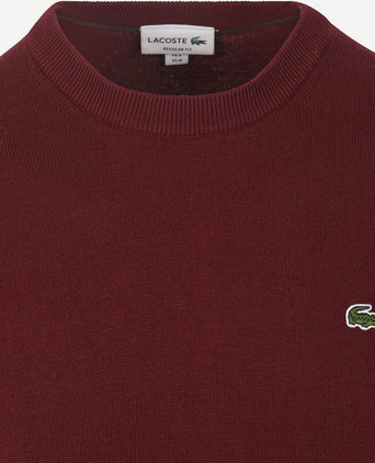 Lacoste pullover bordeaux | Regular-fit