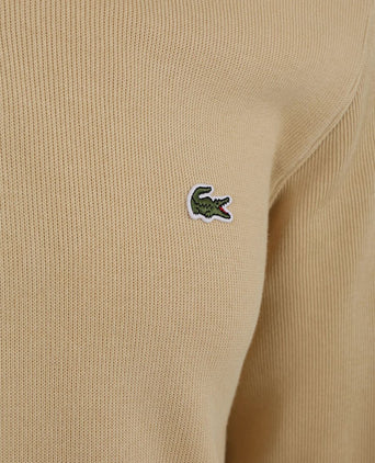 Pullover zipper beige