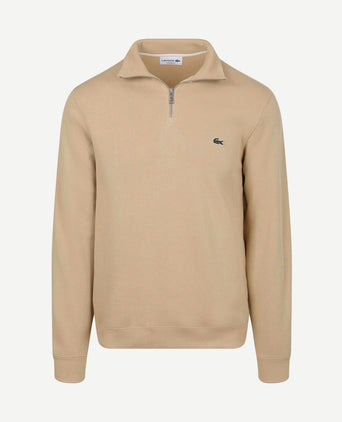 Pullover zipper beige